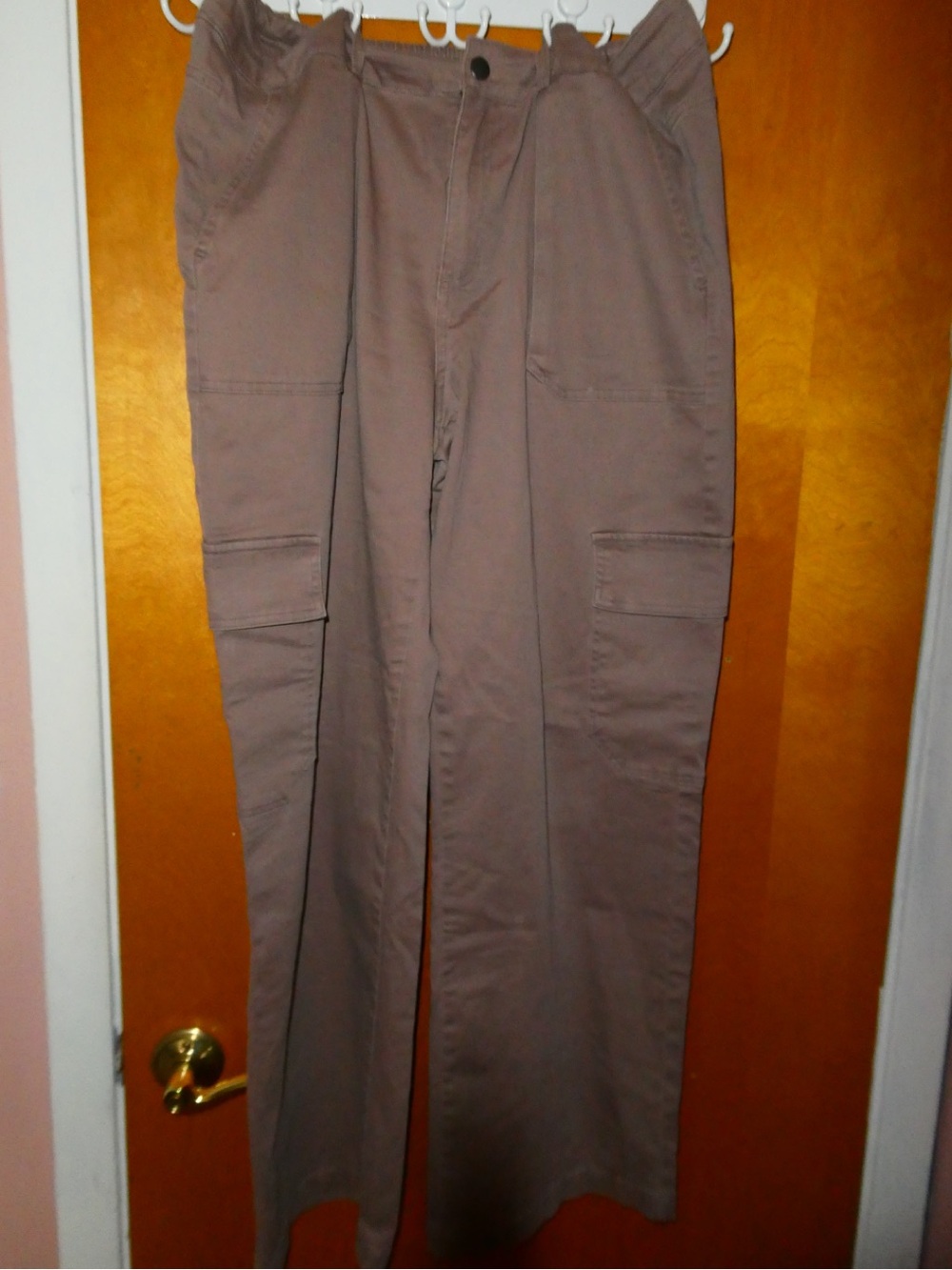 wild fable Brown Cargo Pants with Side Flap Pockets